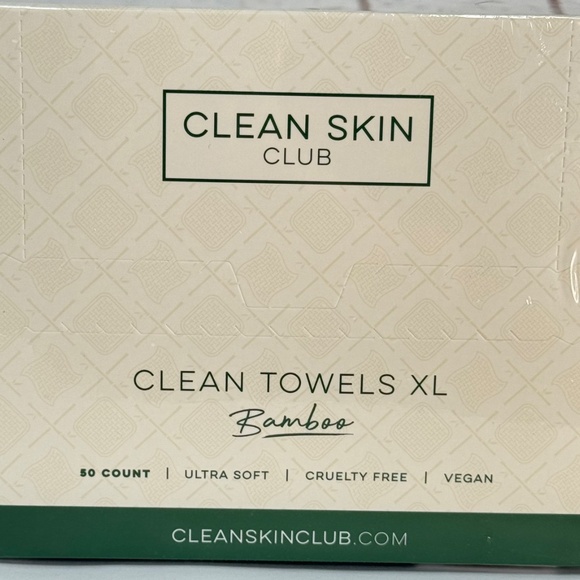 Clean Skin Club Bamboo Viscose Ultra Soft BioBased Face Towel 1Pkg XL 50 Ct. - Picture 4 of 12